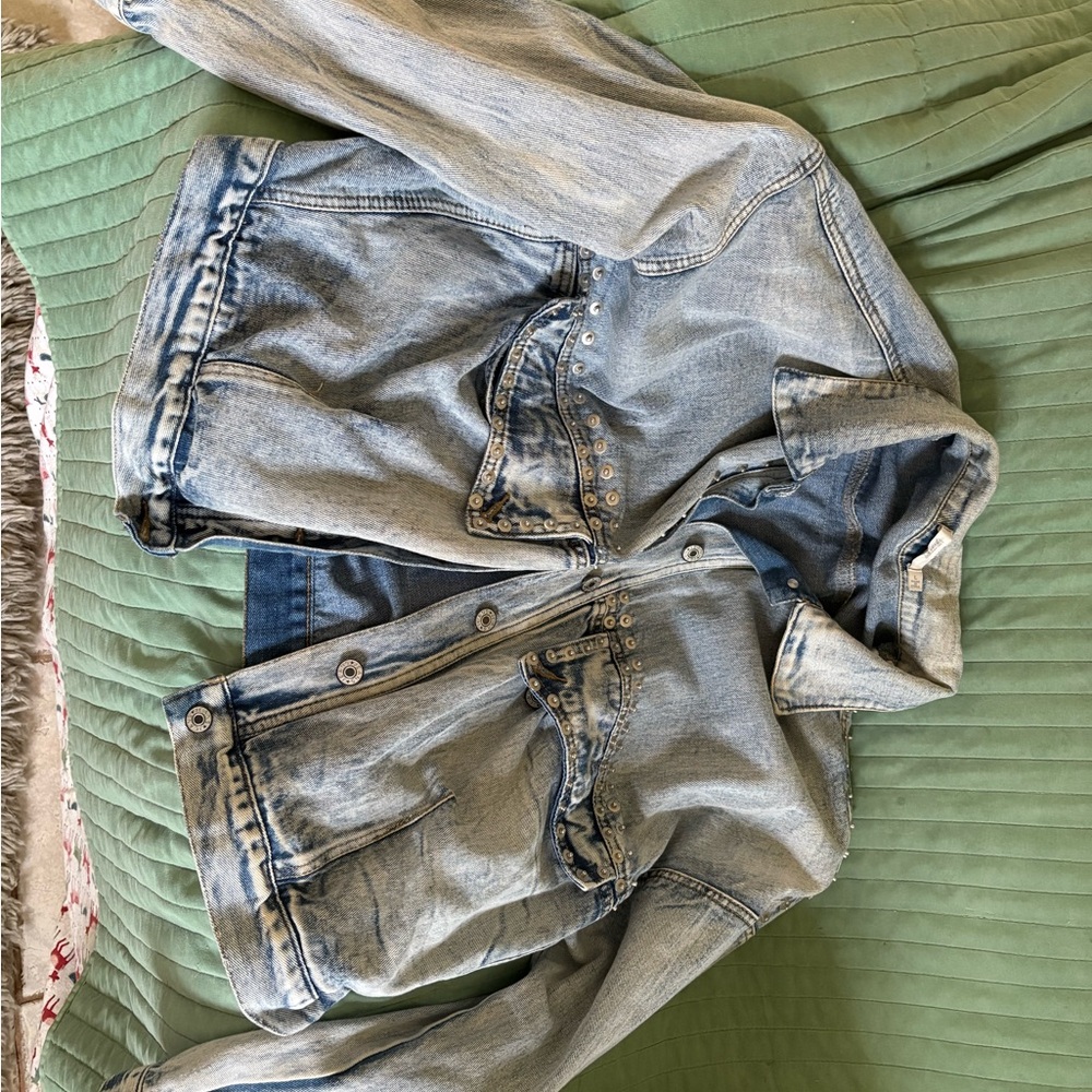 Gorgeous Unique Denim Jacket - image 7
